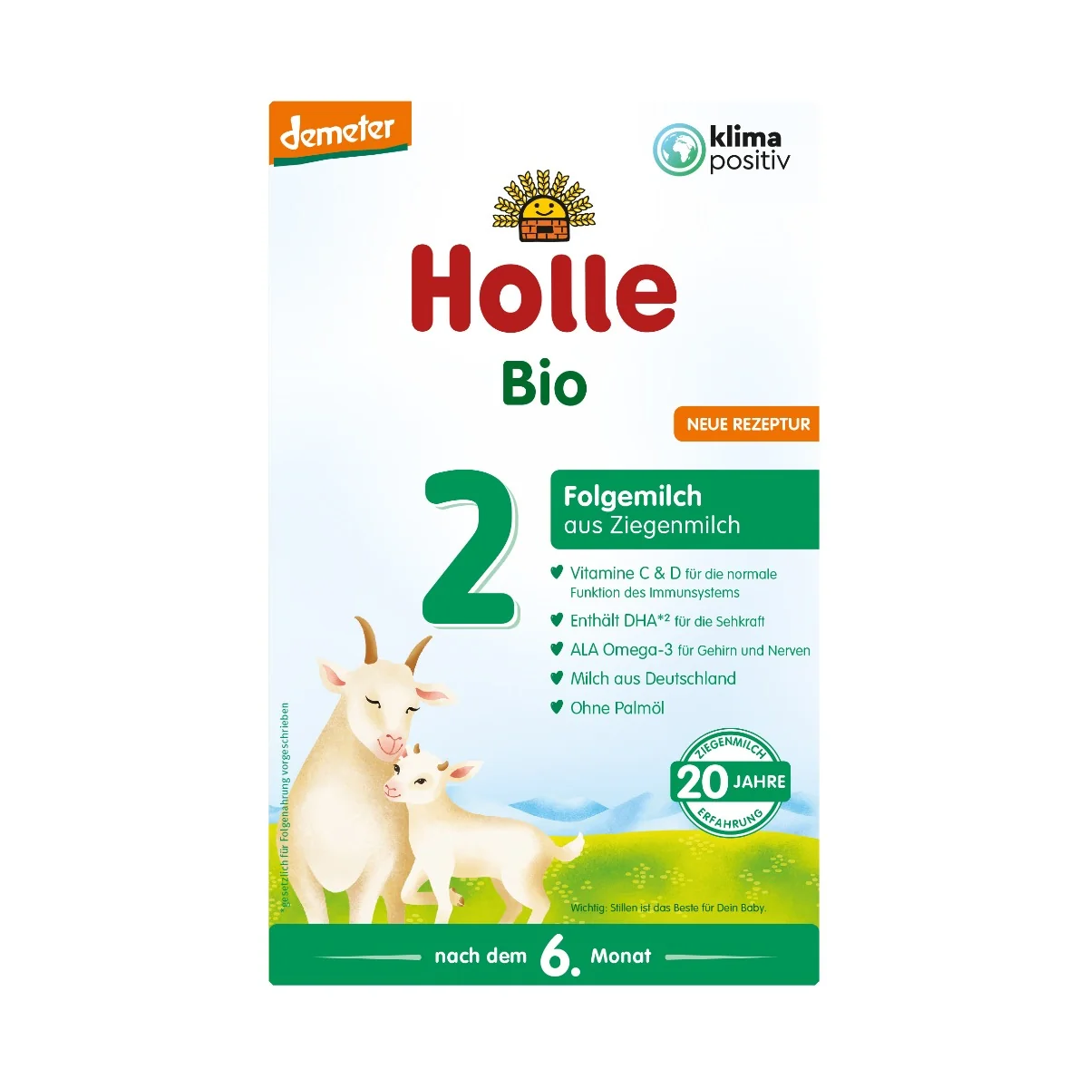 Holle Bio 2 mleko następne na bazie mleka koziego, 400 g