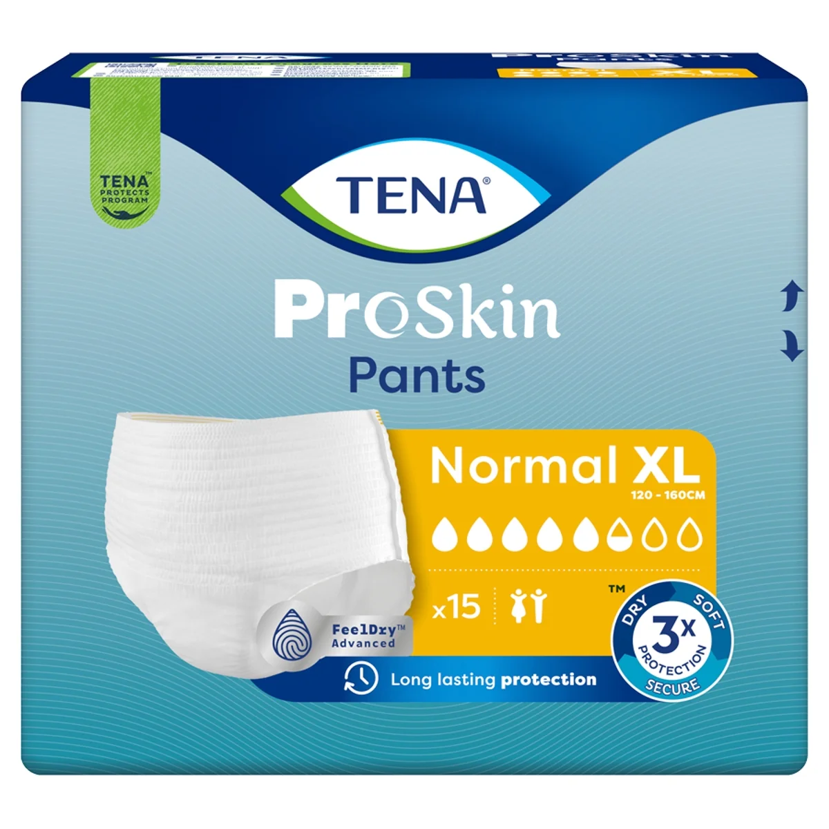 TENA ProSkin Pants majtki chłonne Normal XL, 15 sztuk