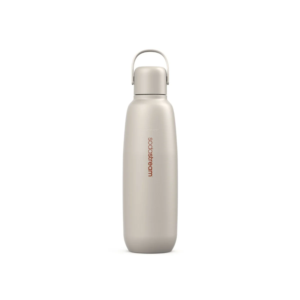SodaStream Fizz&Go beżowa butelka termiczna do gazowania, 0,9 l