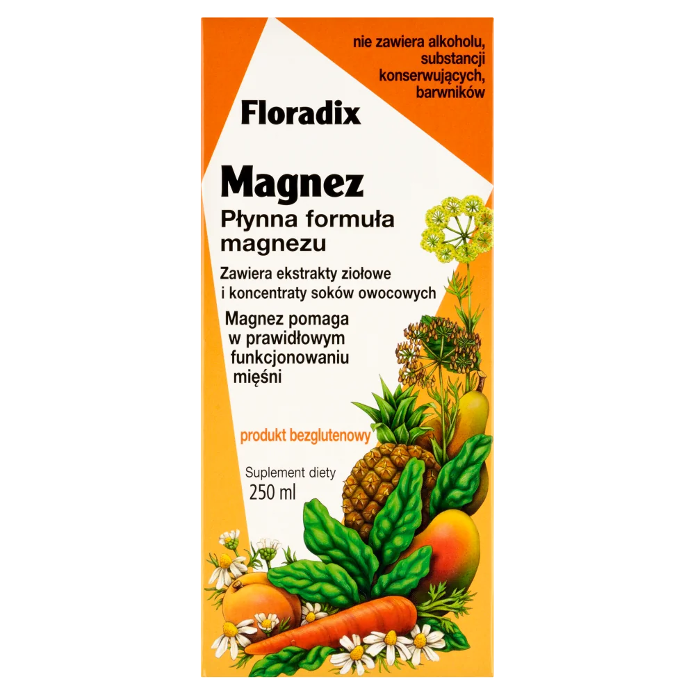 Floradix Magnez suplement diety, 250 ml