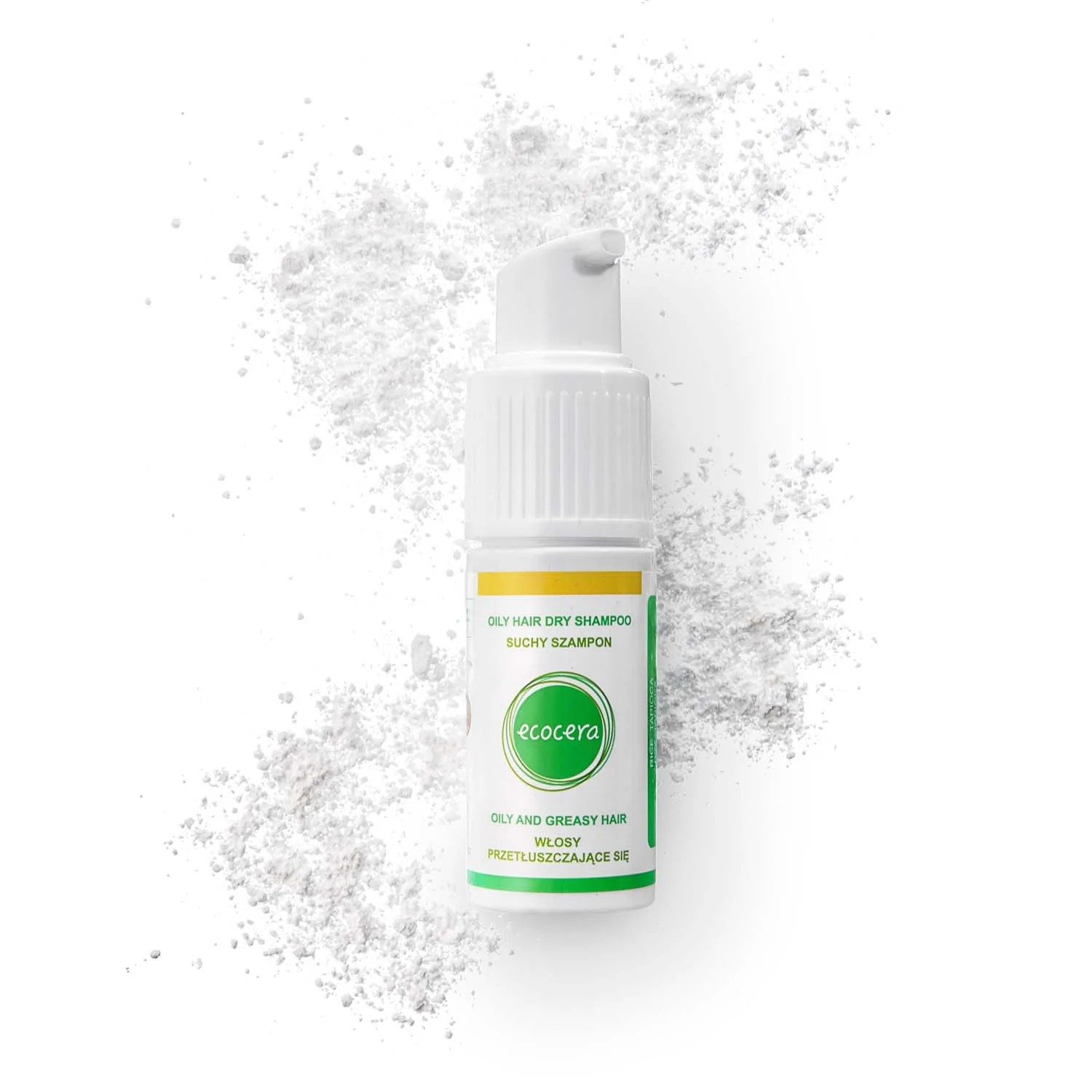 Ecocera suchy szampon do włosów przetłuszczających się, 15 g