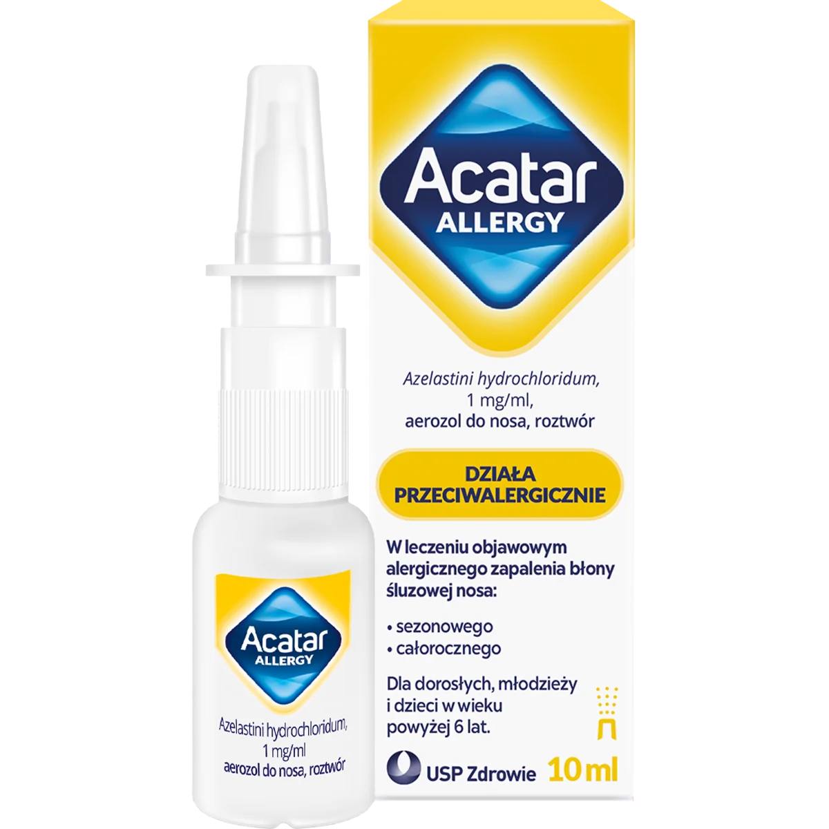 Acatar Allergy 1mg/ml, aerozol do nosa, 10 ml