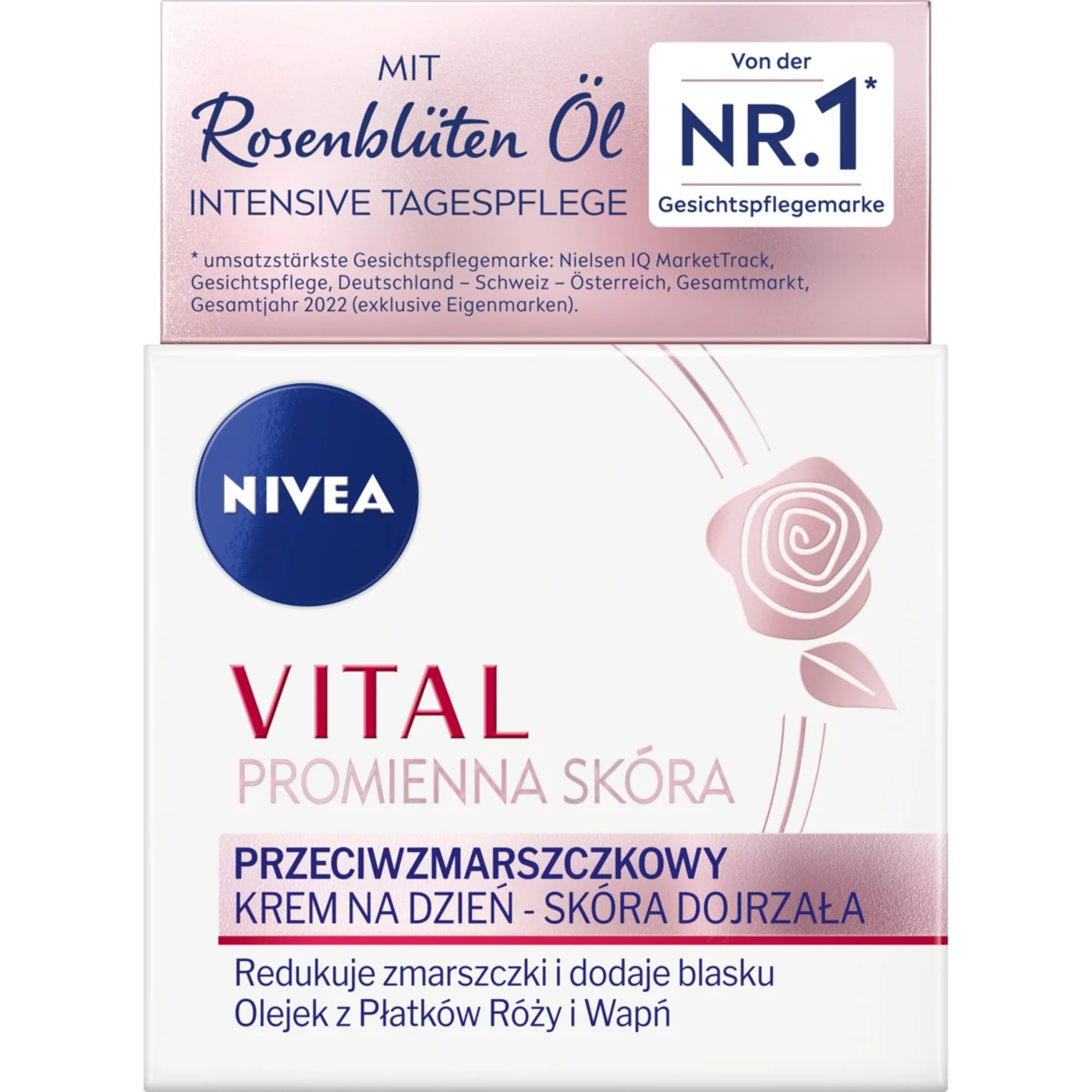Nivea Vital Promienna Skóra przeciwzmarszczkowy krem na dzień skóra dojrzała, 50 ml