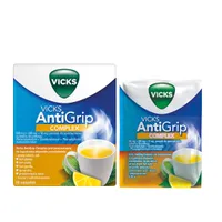 Vicks AntiGrip Complex, 500 mg + 200 mg + 10 mg, proszek do sporządzania roztworu doustnego, 10 saszetek