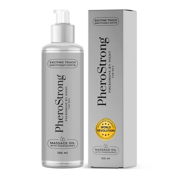 PheroStrong by Night for Men olejek do masażu z feromonami dla mężczyzn, 100 ml