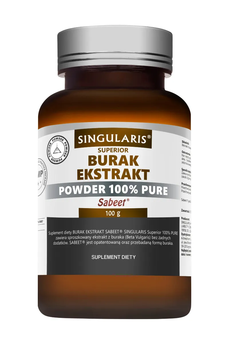 Singularis Superior, Burak Ekstrakt Powder 100% Pure, suplement diety, 100 g