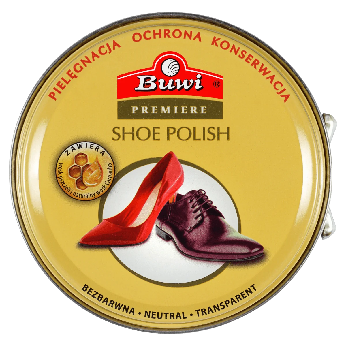 Buwi Premiere pasta do obuwia w puszce Bezbarwna, 40 ml