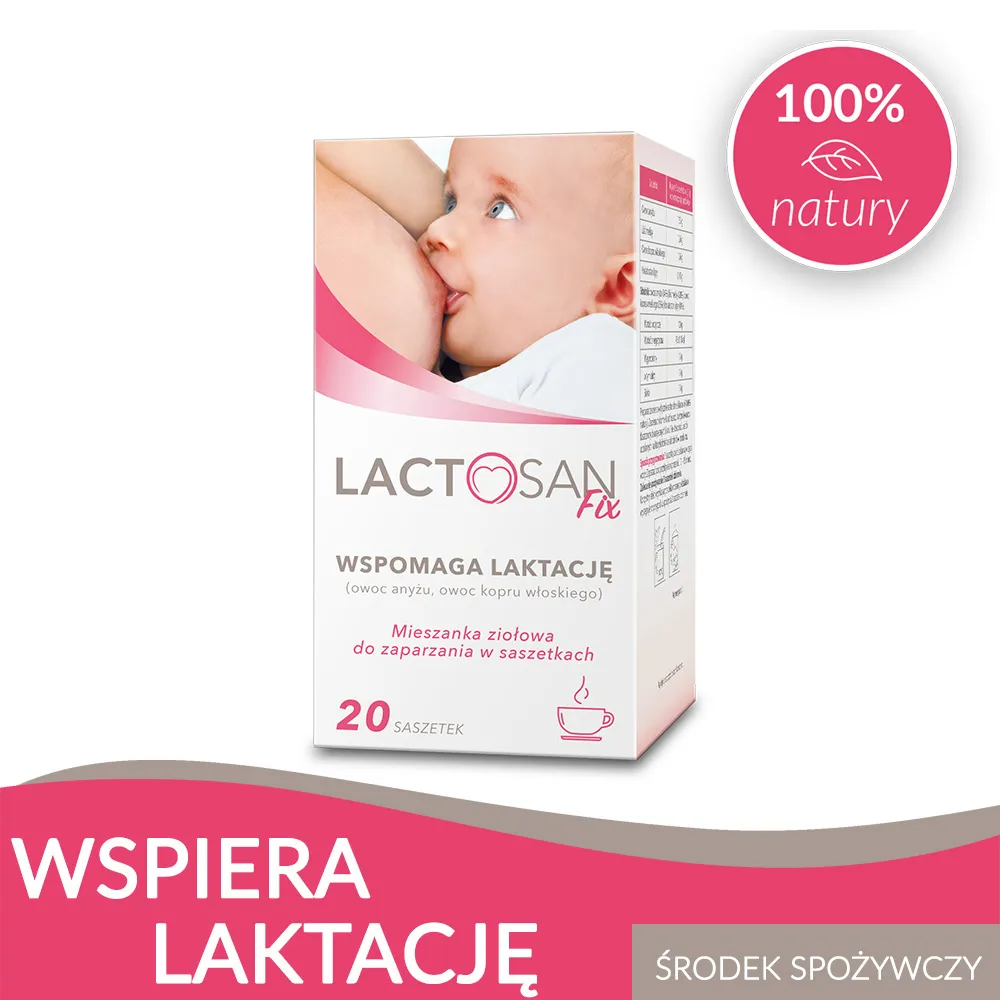 Lactosan Fix, saszetki, 20 sztuk