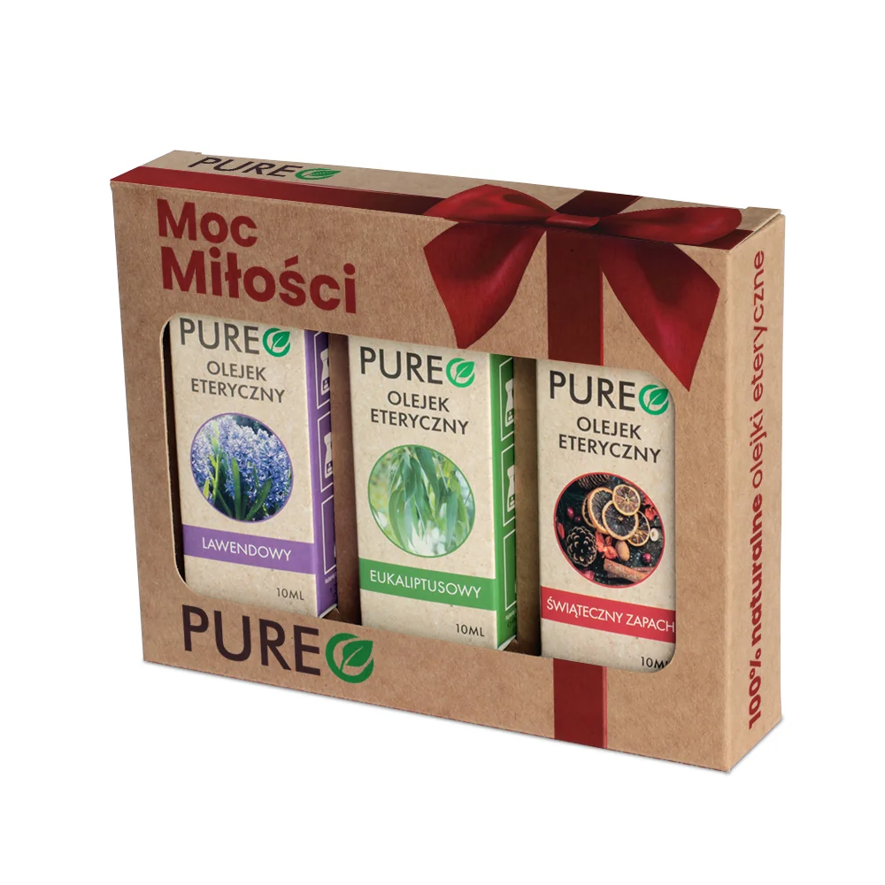 Pureo Moc Miłości zestaw olejków eterycznych, 3x10 ml