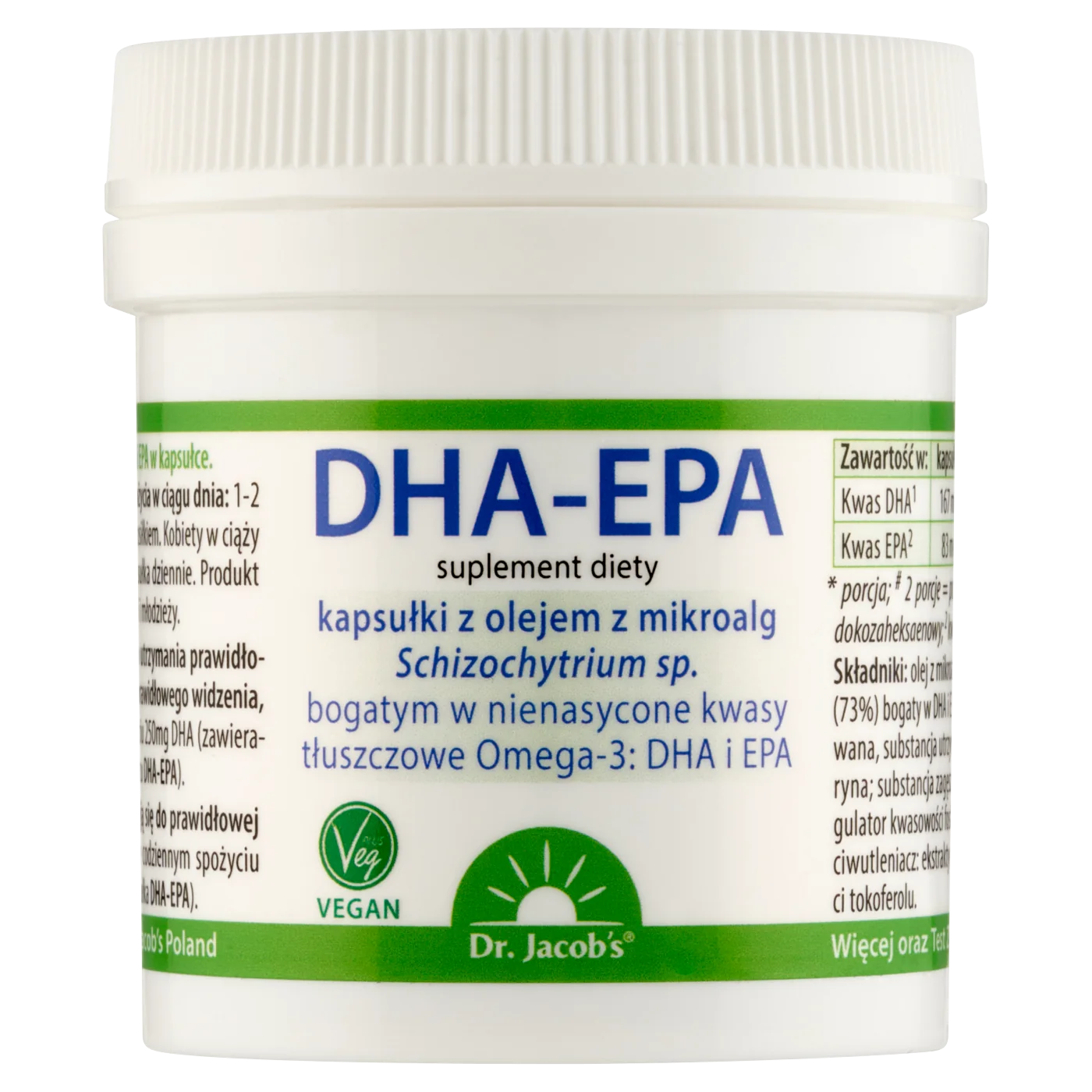 Dr Jacob's DHA-EPA 60 kapsułek