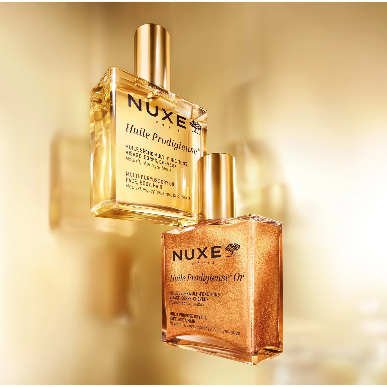 Nuxe Zestaw Day&Night Huile Prodigieuse®, 100 ml + Huile Prodigieuse® OR, 100 ml