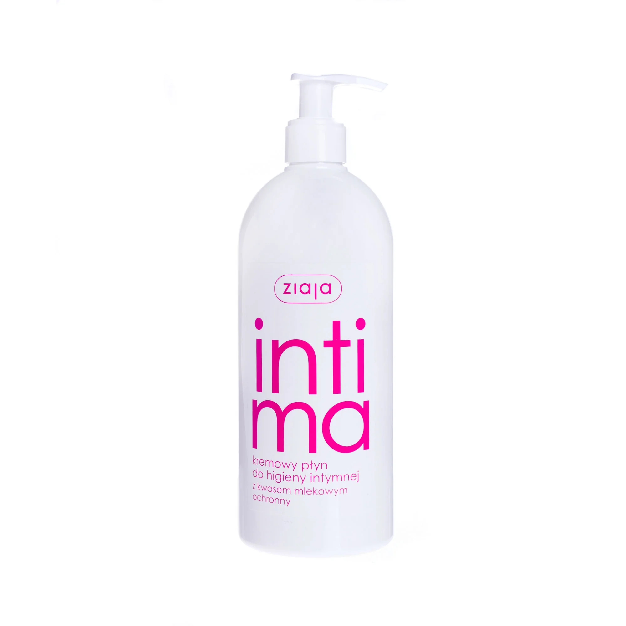Ziaja Intima kremowy płyn do higieny intymnej z kwasem mlekowym, 500 ml