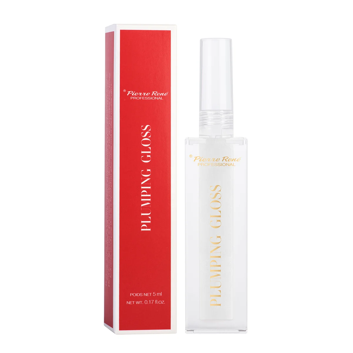 Pierre René Professional Plumping Lip Gloss błyszczyk do ust 01 Ice Milk, 5 ml