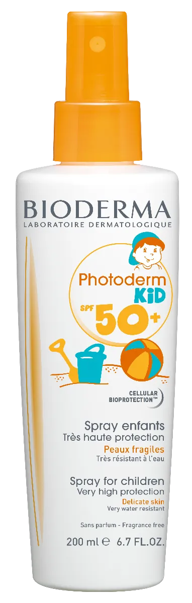 Bioderma Photoderm Kid, spray ochronny SPF 50+, 200 ml