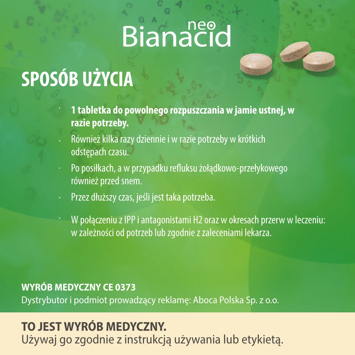 Aboca NeoBianacid 45 tabletek do ssania