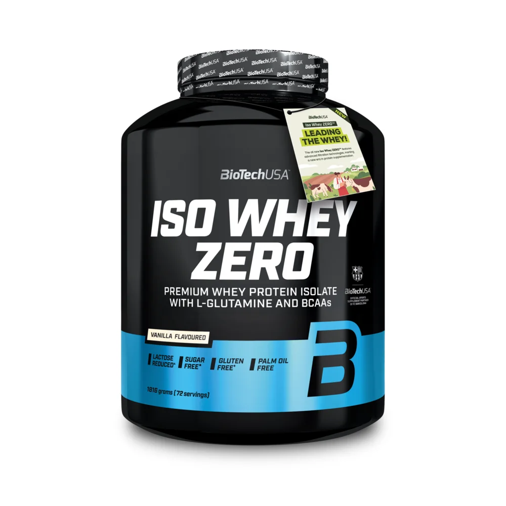 BioTechUSA Iso Whey Zero o smaku wanilii, proszek, 1816 g