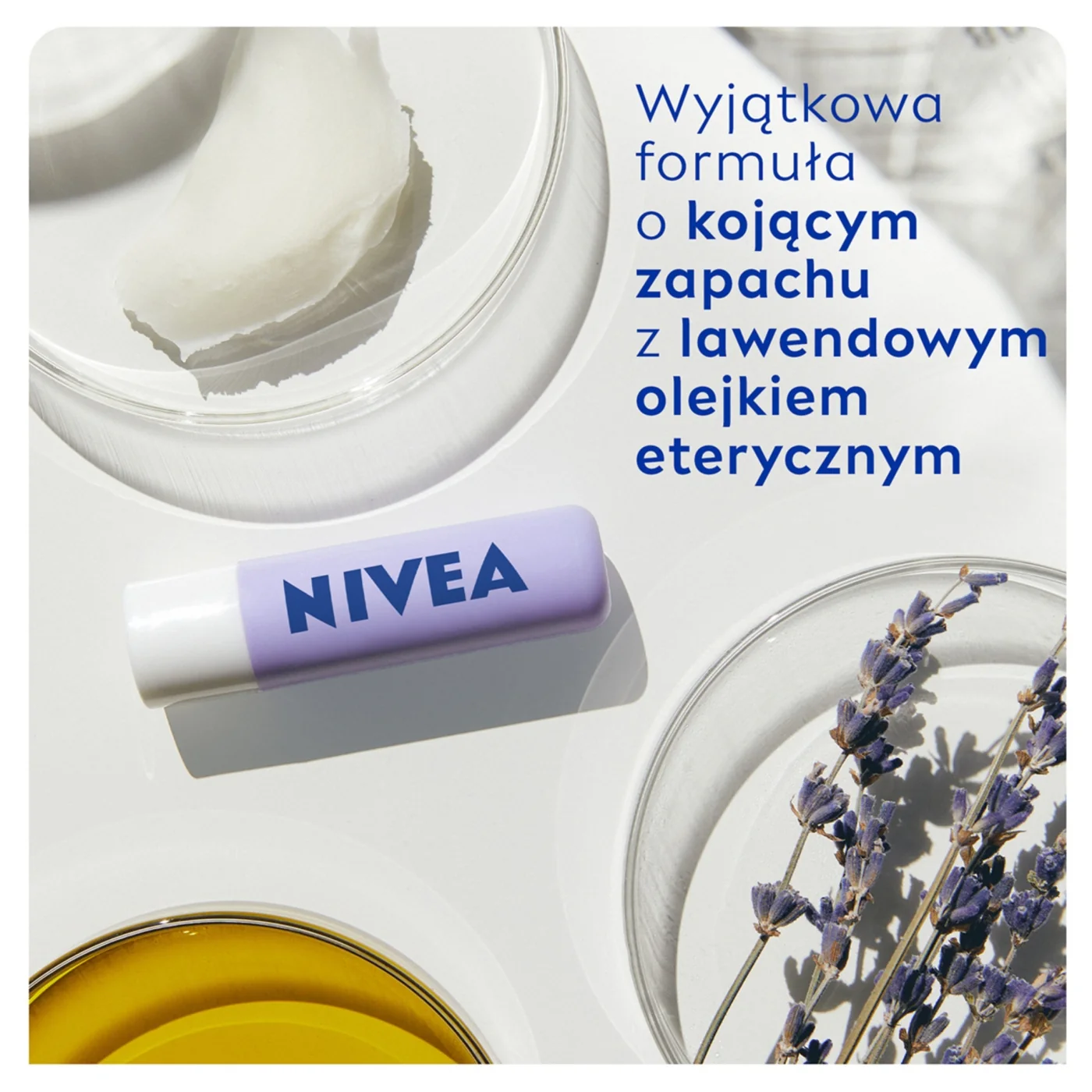 Nivea Overnight Care pielęgnująca pomadka do ust, 4,8 g