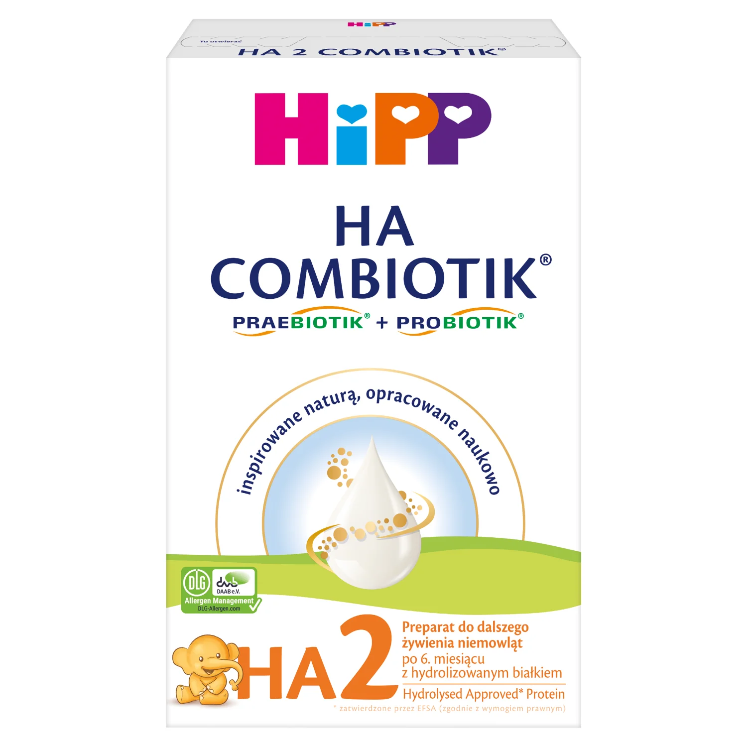 HiPP HA 2 Combiotik preparat do dalszego żywienia niemowląt po 6. miesiącu, 350 g