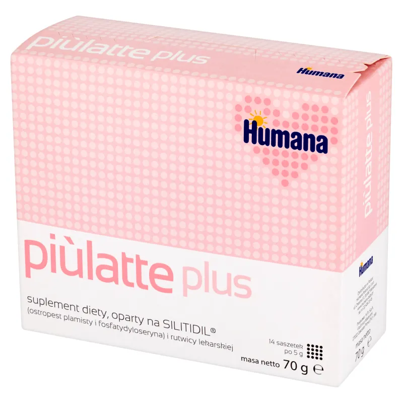 Piulatte Plus, suplement diety, 14 saszetek