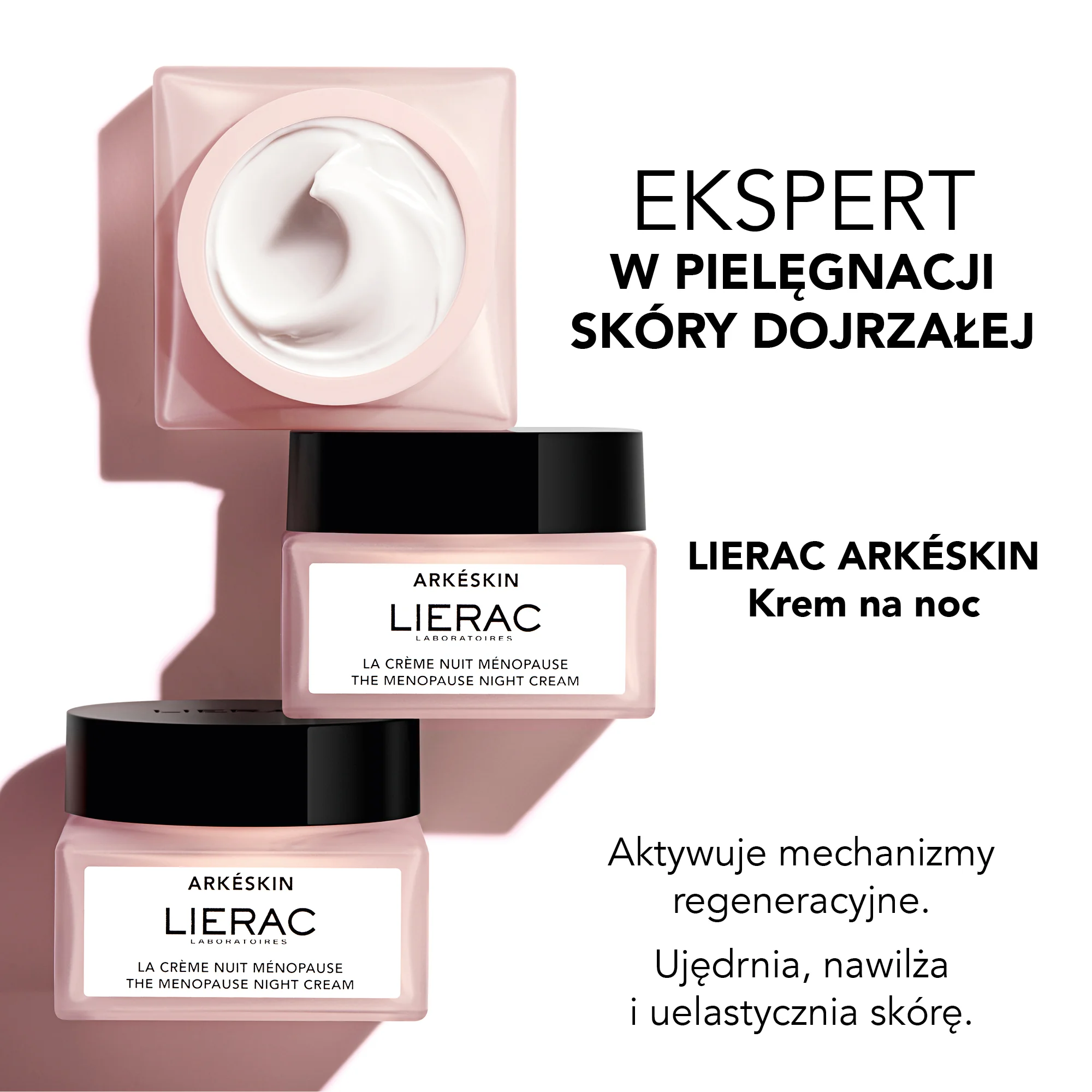 Lierac Arkeskin krem na noc w okresie menopauzy 50 ml