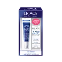 Uriage Age Protect Multi-wypełniacz zmarszczek + Woda Micelarna do skóry normalnej i wrażliwej, 30 ml + 250 ml