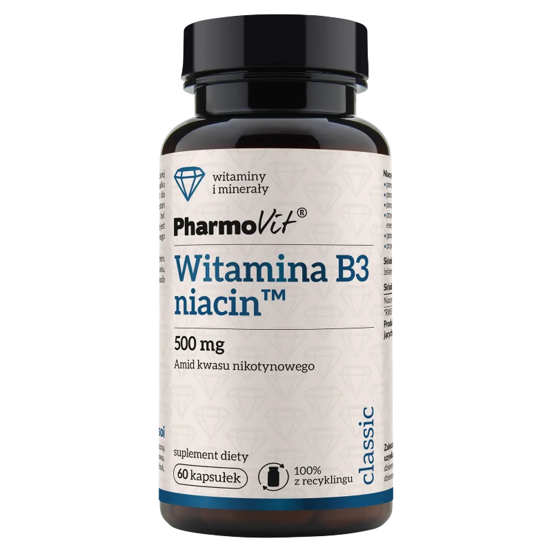 Pharmovit Witamina B3 60 kapsułek