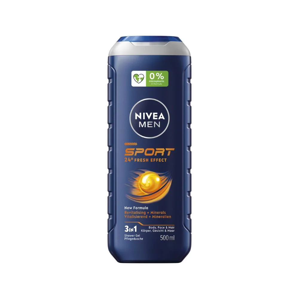 Nivea Men Sport żel pod prysznic, 500 ml