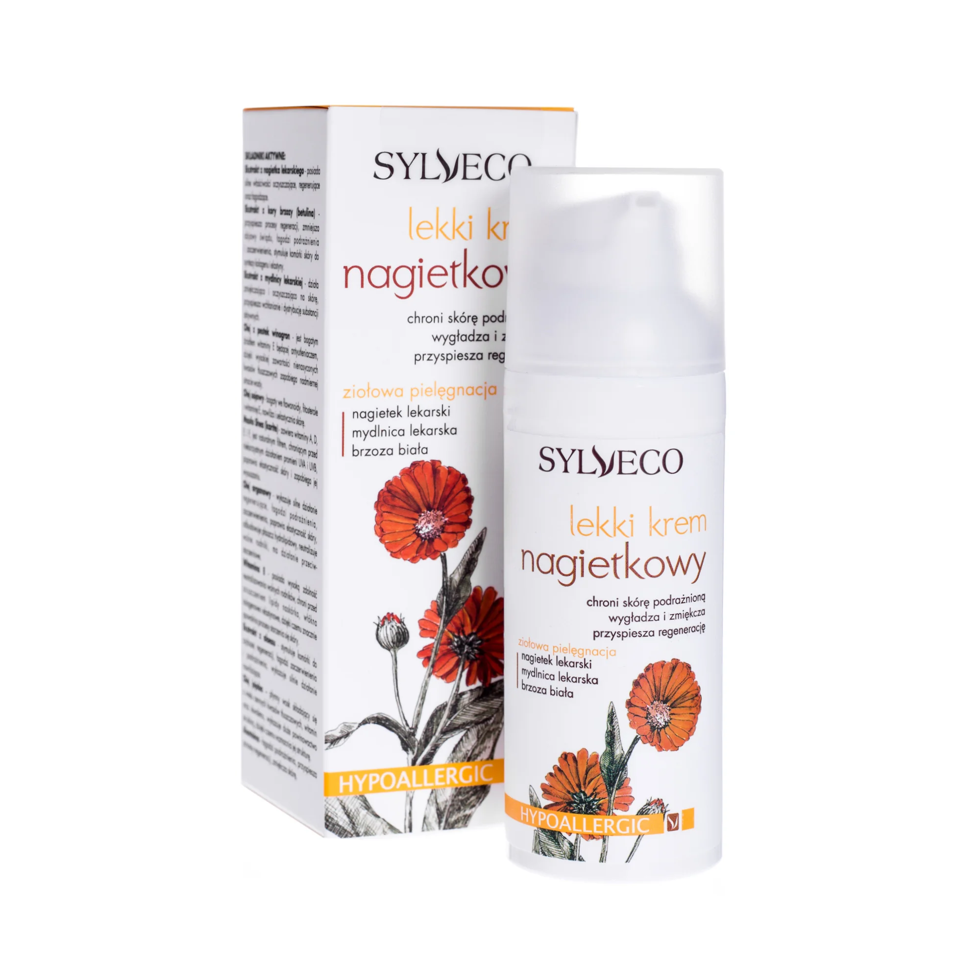 Sylveco lekki krem nagietkowy, 50 ml