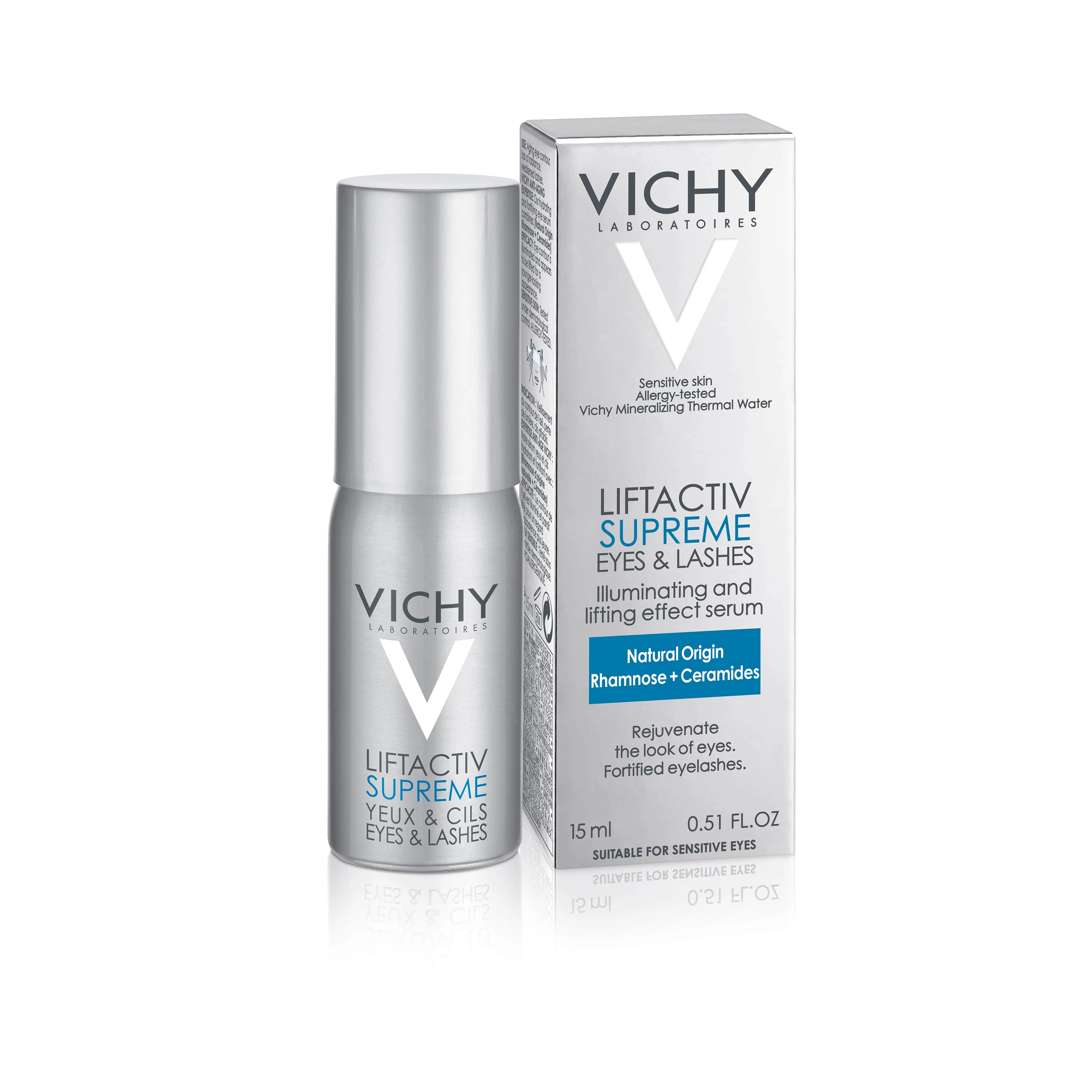 Vichy Liftactiv serum przeciwzmarszczkowe i wzmacniające rzęsy, 15 ml