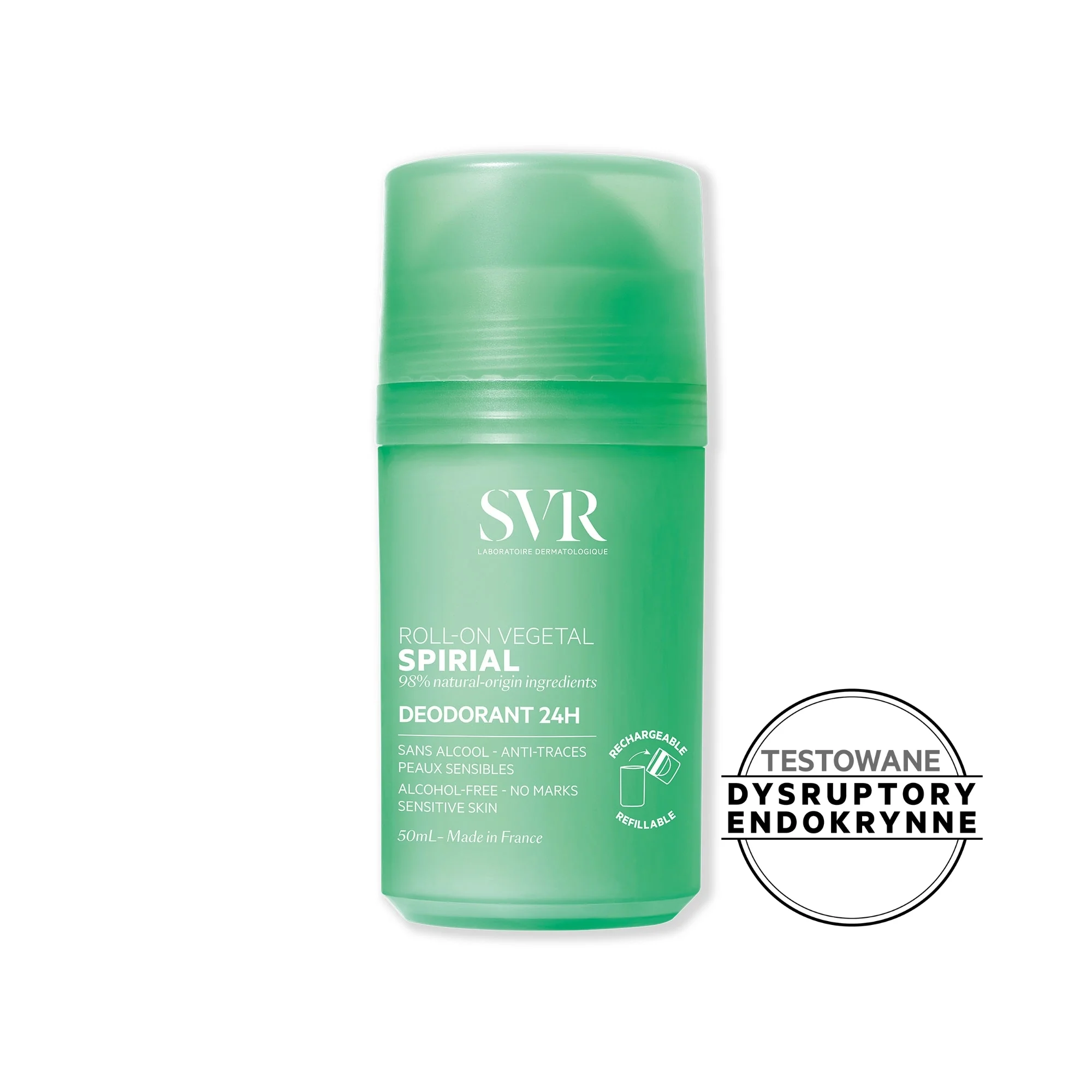 SVR Spirial dezodorant roll-on vegetal, 50 ml