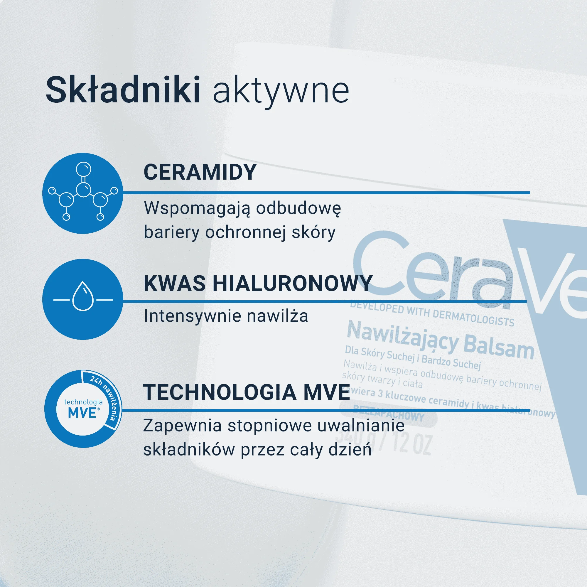 CeraVe balsam nawilżający, 340 g