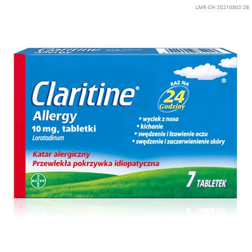 Claritine Allergy, 10 mg, 7 tabletek 