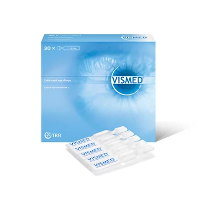 Vismed Lubricant Eye Drops 0,18%, krople do oczu, 20 minimsów po 0