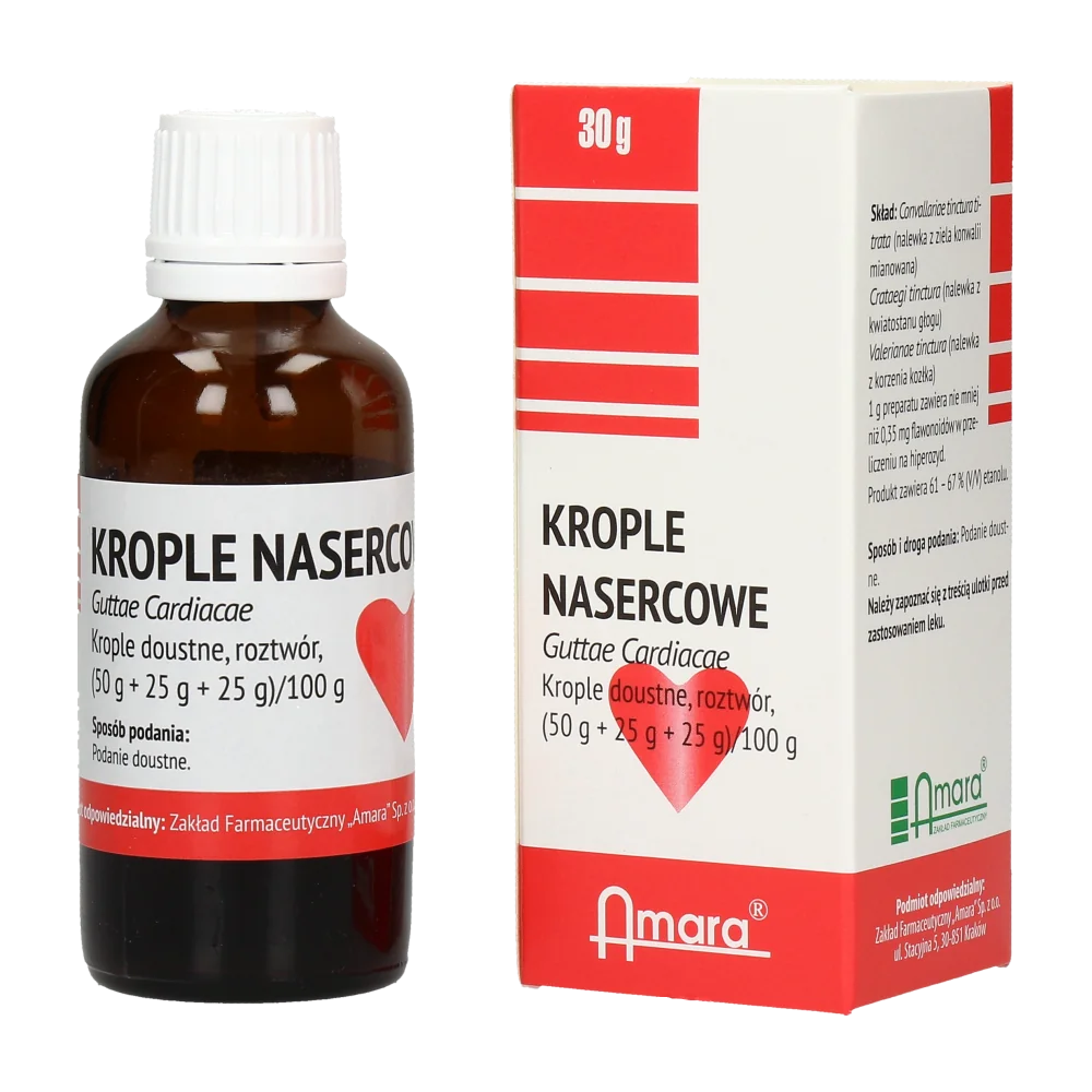 Amara Krople nasercowe (50 g + 25 g + 25 g)/100 g krople dostne, 30 g