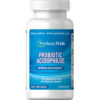 Puritan's Pride Probiotic Acidophilus, suplement diety, 100 kapsułek 