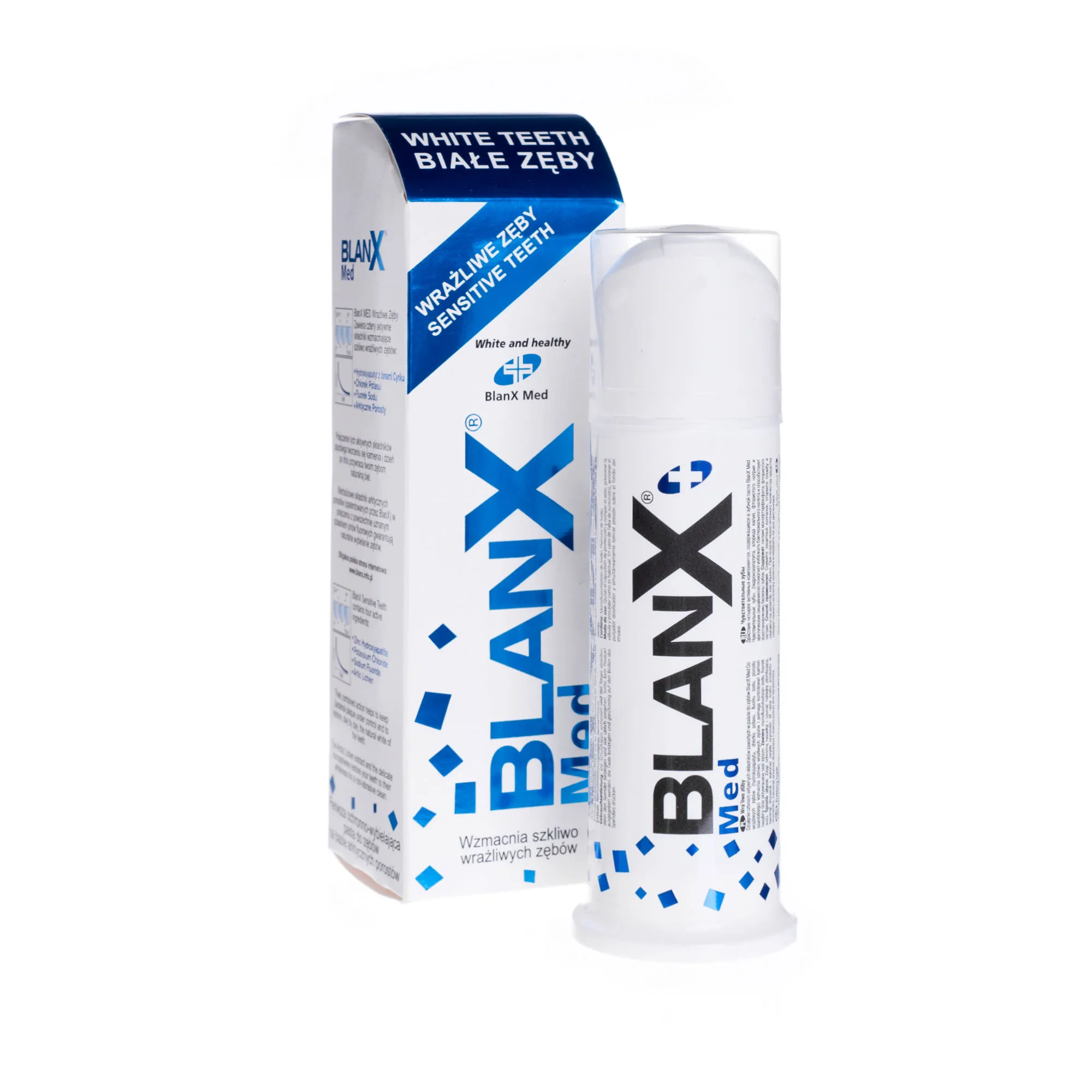Blanx Med, pasta wybielająca do  wrażliwych zębów, 75 ml