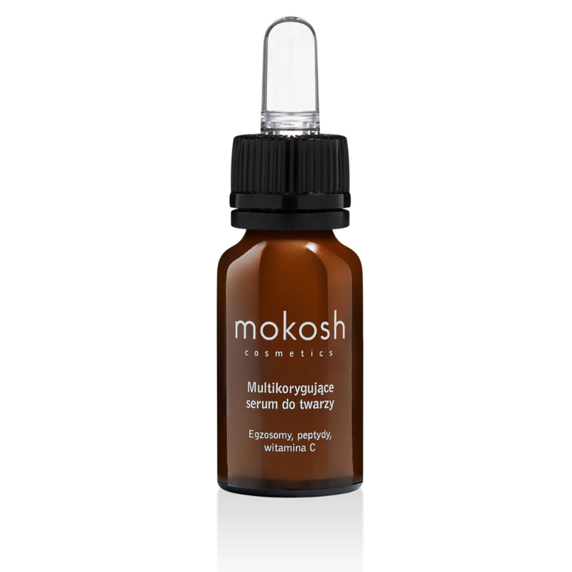 Mokosh Multikorygujące serum do twarzy Egzosomy, peptydy, witamina C, 12 ml