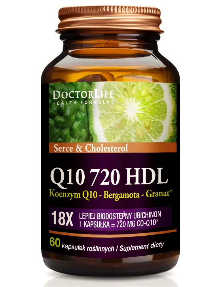 Doctor Life Q10 720 HDL Serce & Cholesterol, 60 kapsułek