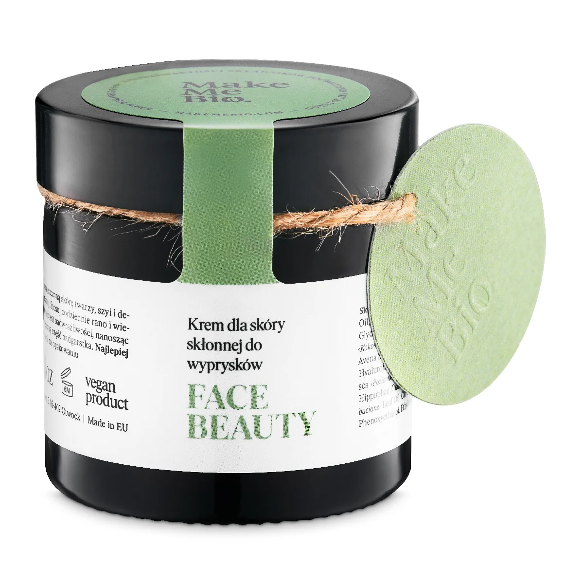 Make Me Bio Face Beauty krem do skóry skłonnej do wyprysków, 60 ml