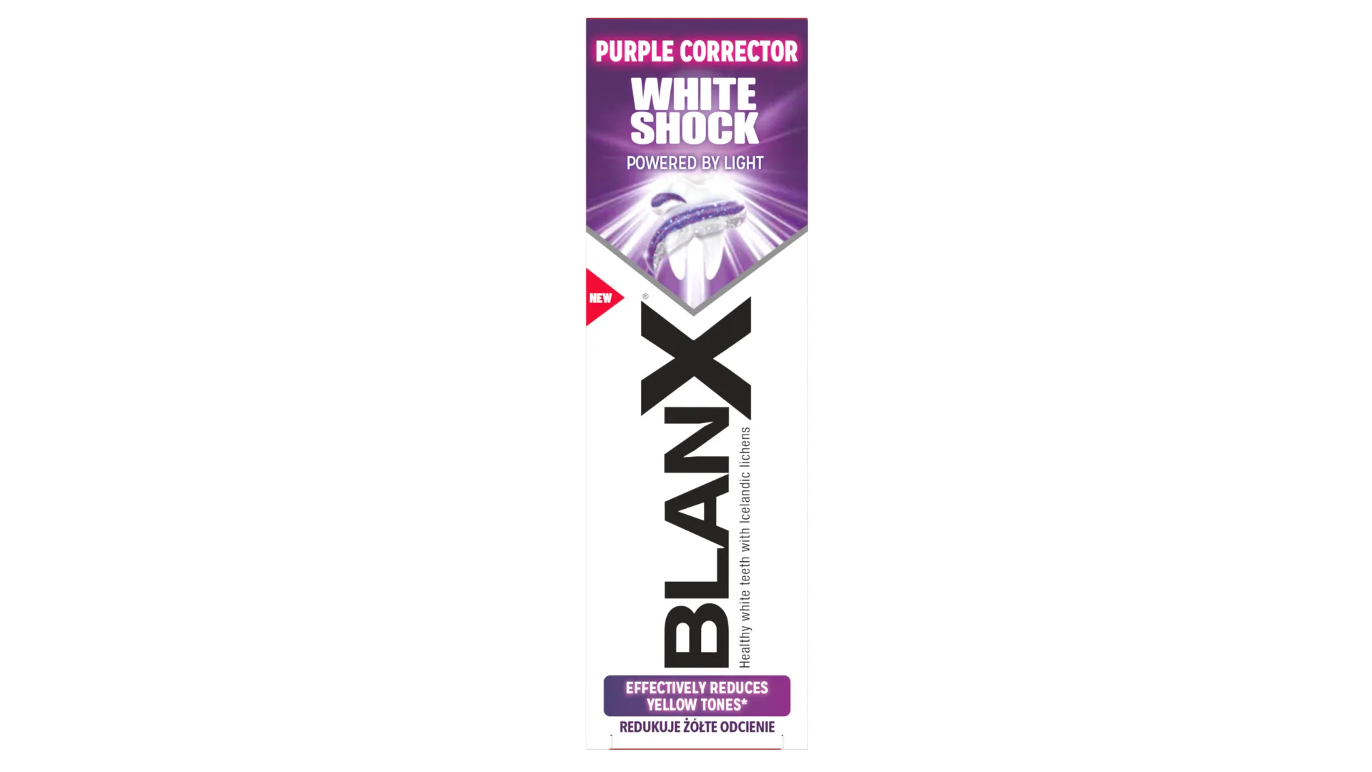 BlanX White Shock Purple Corrector wybielająca pasta do zębów, 75 ml