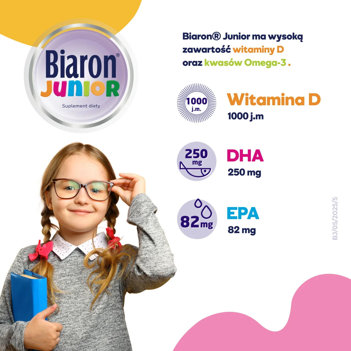 Biaron Junior kapsułki miękkie do żucia, 30 szt