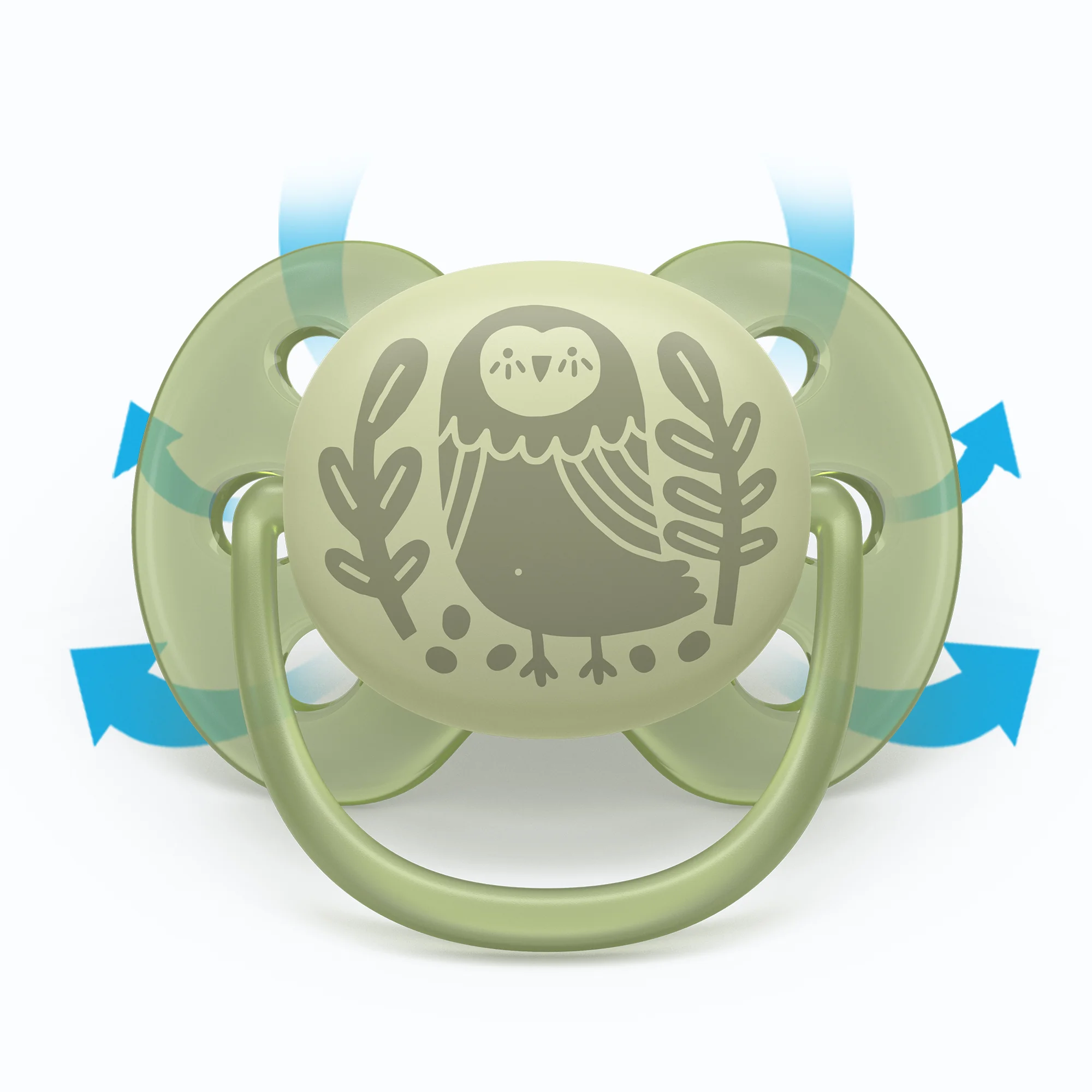 Philips Avent Ultra Soft Forest Friends ortodontyczny smoczek uspokajający 6-18 m, 2 sztuki