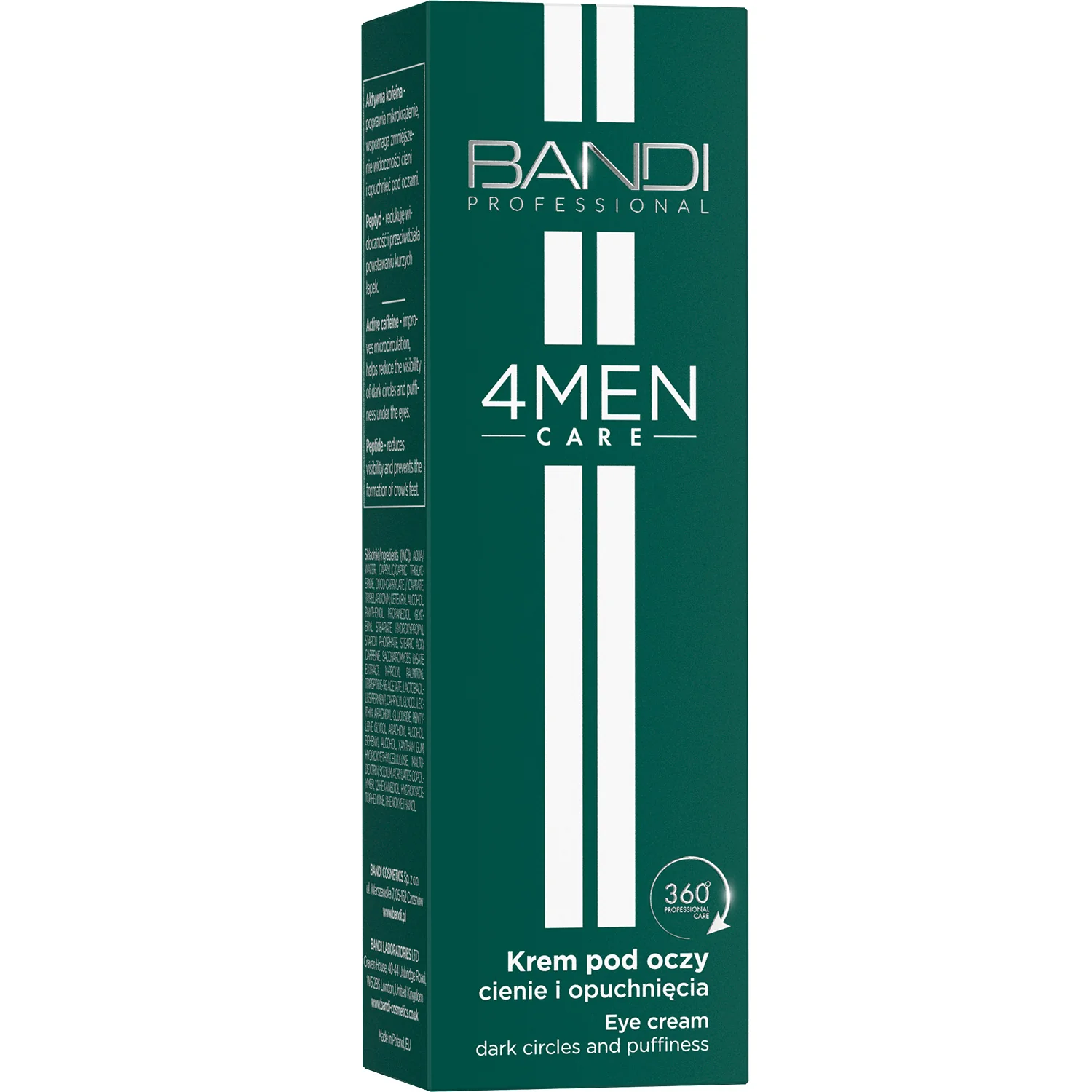 BANDI 4Men Care krem pod oczy - cienie i opuchnięcia, 14 ml