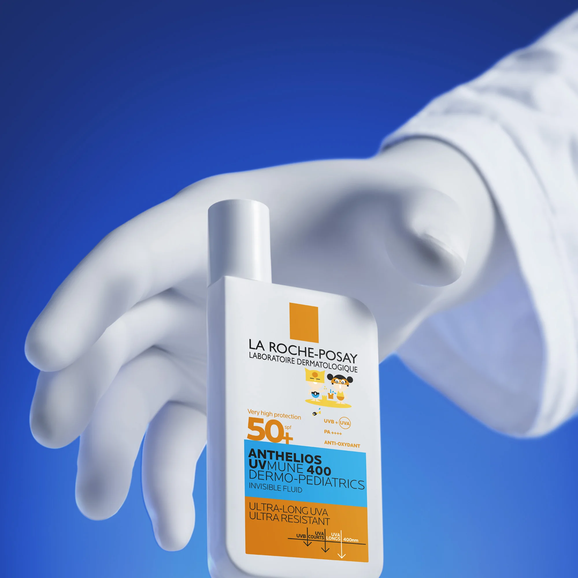La Roche-Posay Anthelios UVMUNE 400 Dermo-Pediatrics SPF50+ niewidoczny fluid 50 ml