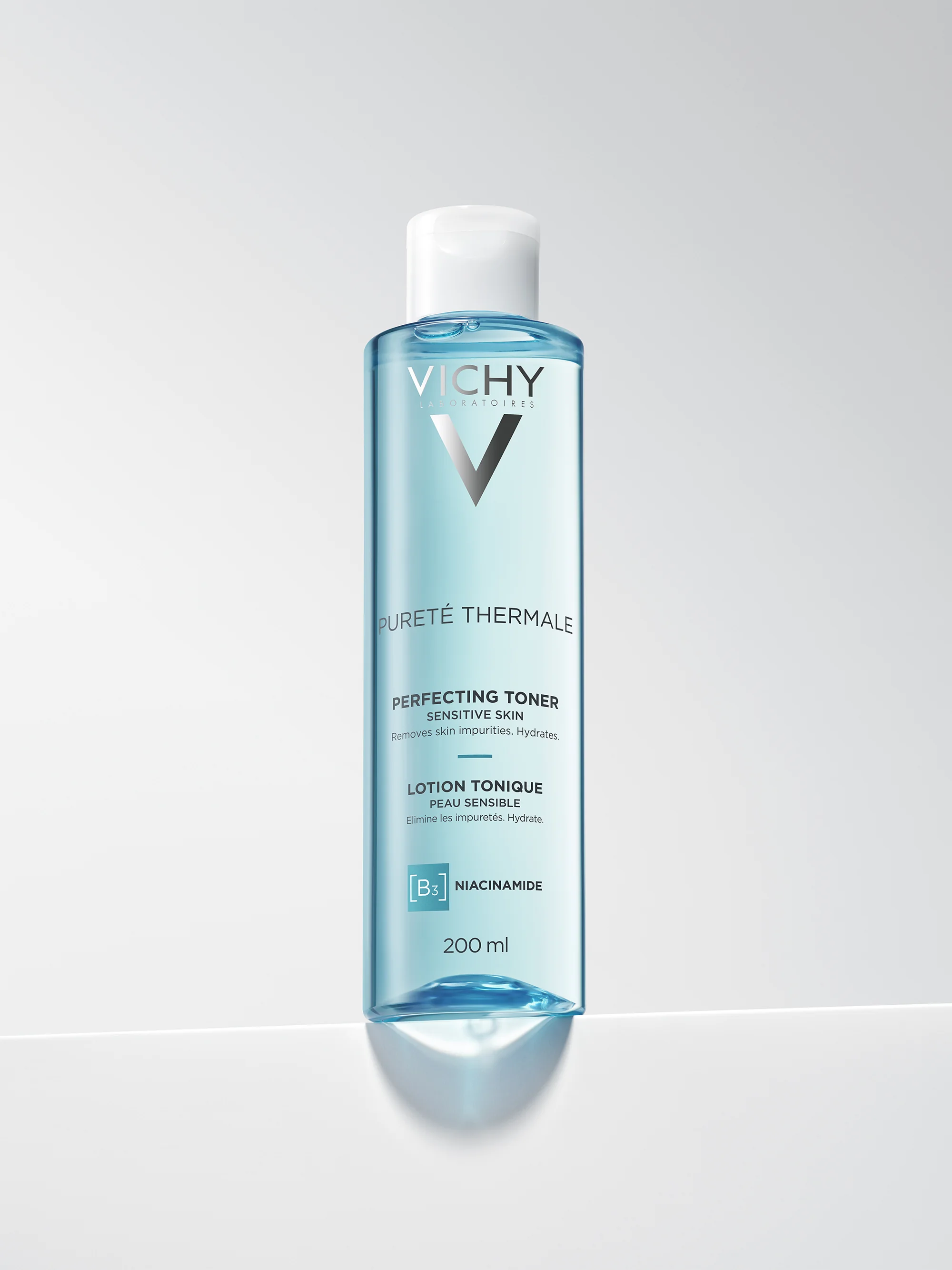 Vichy Purete Thermale odświeżający tonik do twarzy, 200 ml