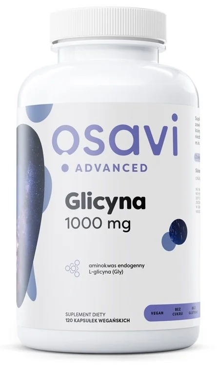 Osavi Glicyna 1000 mg 120 kapsułek wegańskich