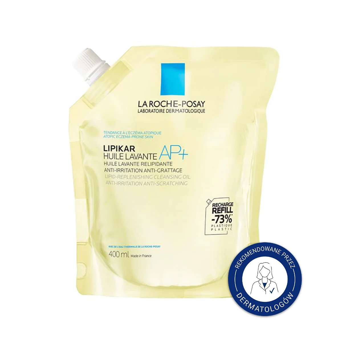 La Roche-Posay Lipikar Ap+ Huile Lavante olejek myjący (refill), 400 ml