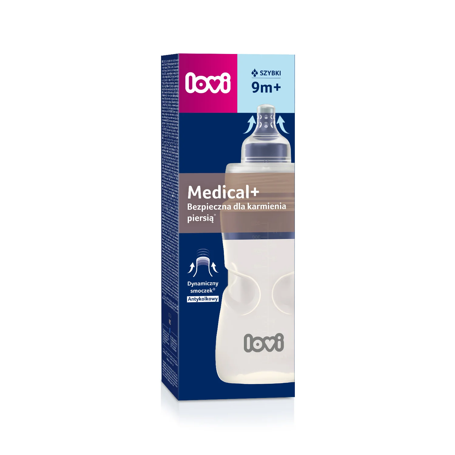 Lovi Medical+ butelka do karmienia 9m+ 21/561, 330 ml