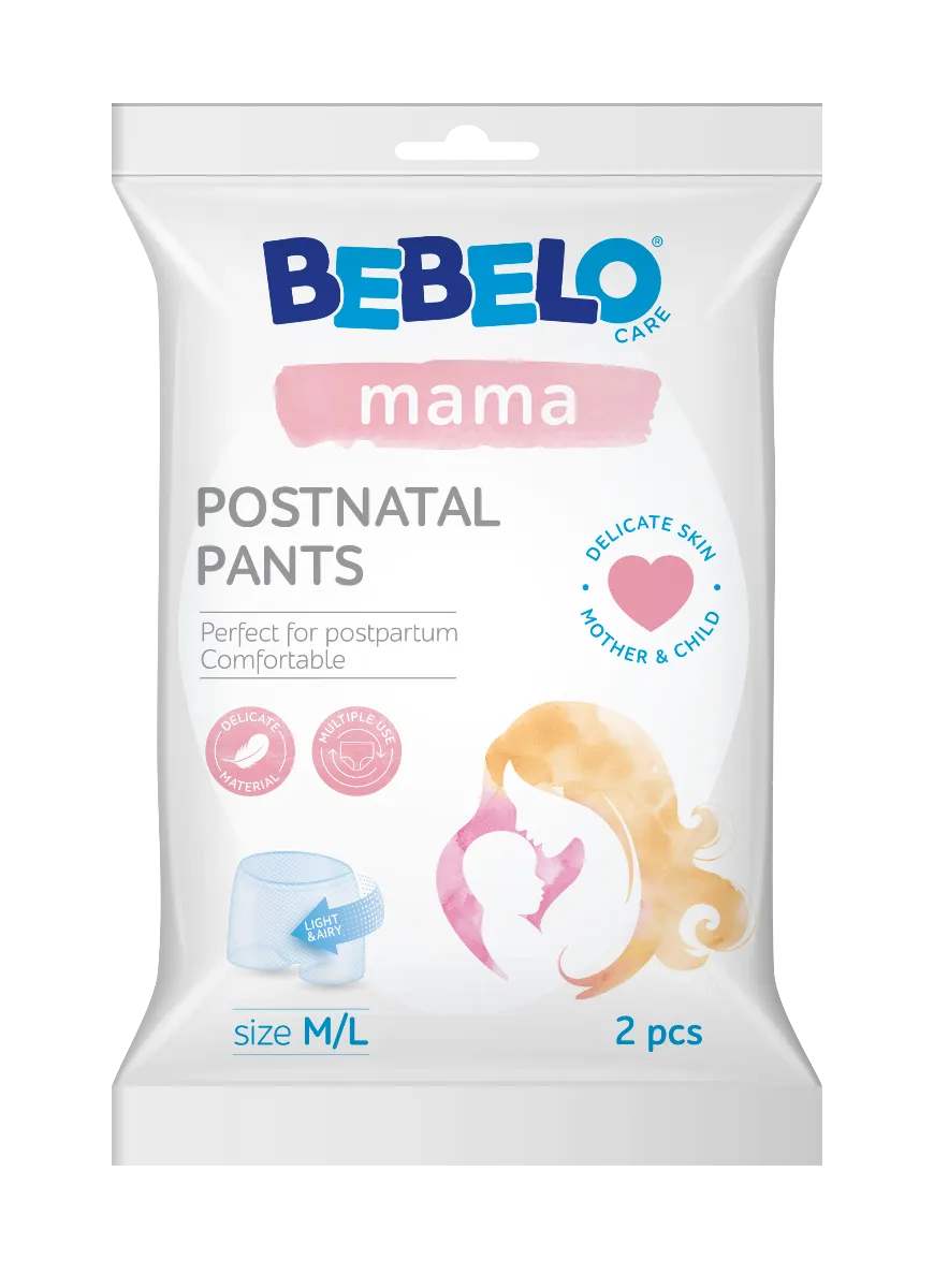 Bebelo Care Mama Dr.Max Postnatal Pants, majtki poporodowe rozmiar M/L, 2 sztuki