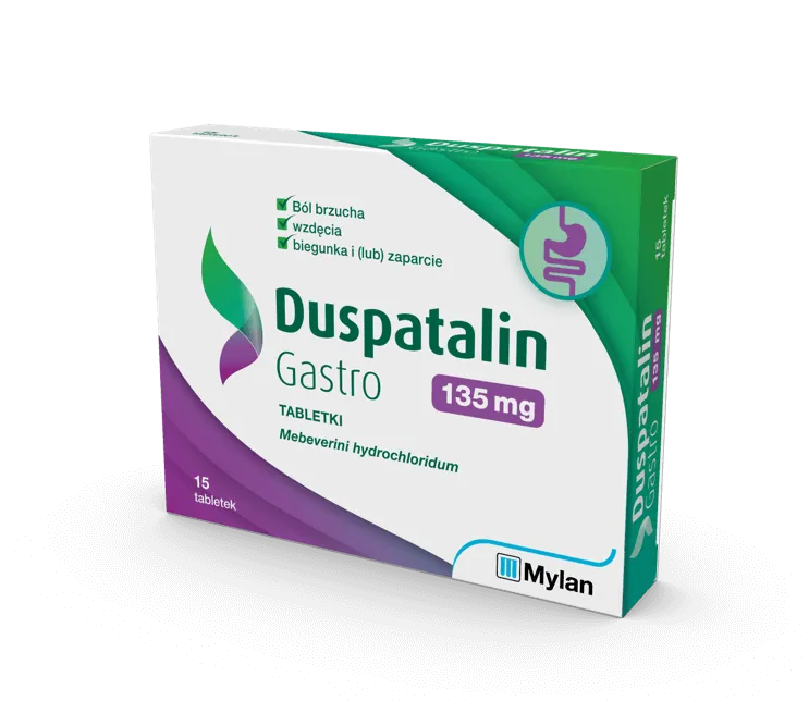 Duspatalin Gastro, 0,135 g, 15 tabletek